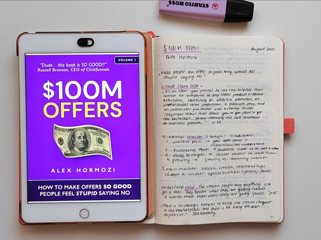 Book Notes: $100M Offers