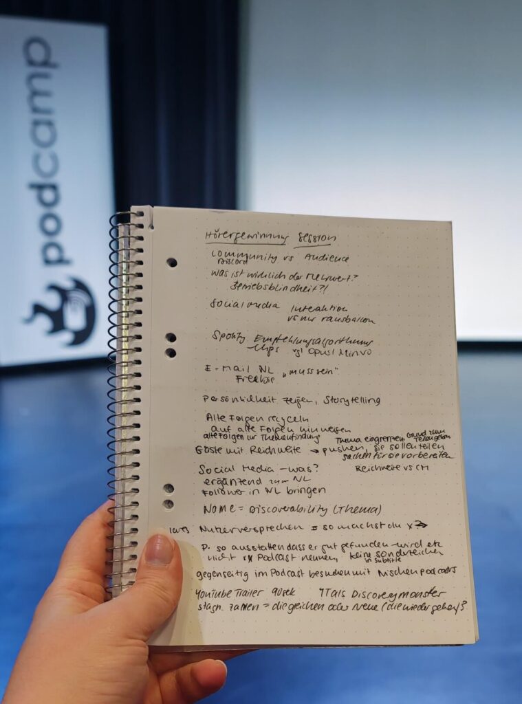 Barcamp Notes: Podcamp 2025 (Podcast-Barcamp Düsseldorf)